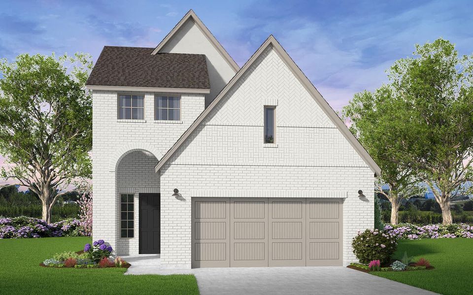 Representative exterior photo of a completed home built from the Avila by Brookfield Residential in 40' Traditional Homes at Elyson, Katy, TX (Image 2). Representative exterior photo of a completed home built from the Avila by Brookfield Residential in 40' Traditional Homes at Elyson, Katy, TX (Image 2).