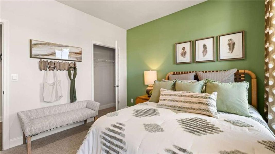 Furnished interior view inside a new home in Oak Ridge Meadows, Locust Grove (Image 25).