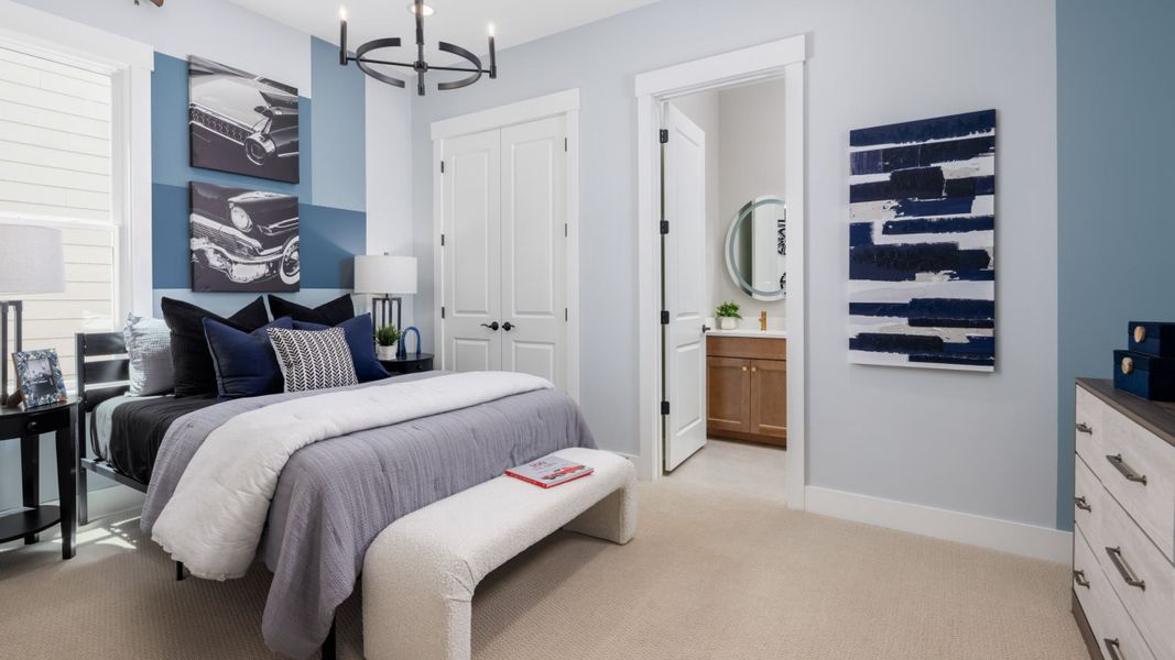 Representative furnished interior of a home built from the Nina by Kolter Homes in Cresswind at Rocky River, Locust (Image 17). Representative furnished interior of a home built from the Nina by Kolter Homes in Cresswind at Rocky River, Locust (Image 17).