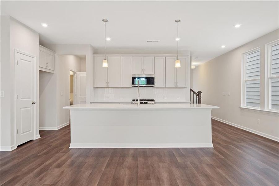 Furnished interior view inside a new home in The Village at Shallowford, Kennesaw (Image 9).
