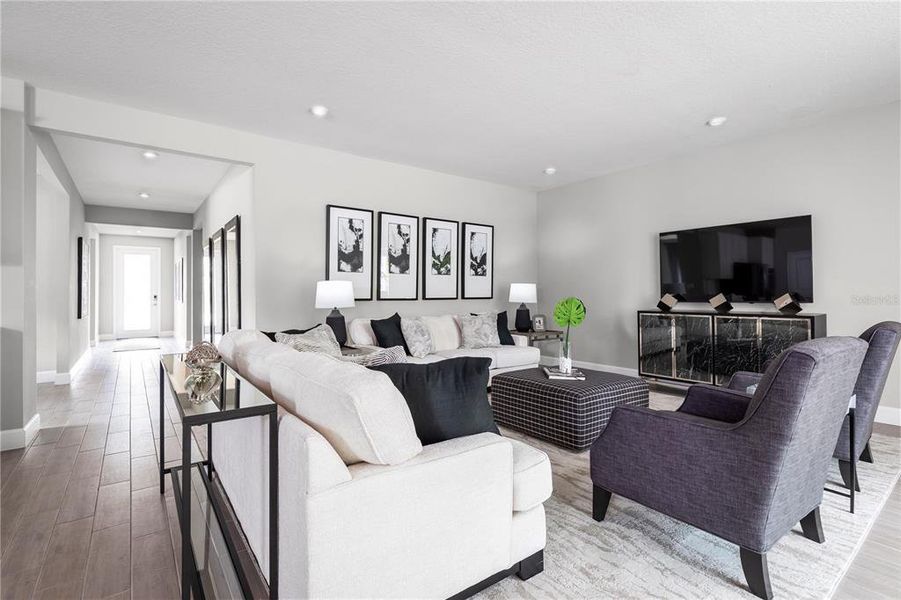 Furnished interior view inside a new home in , Auburndale (Image 18).