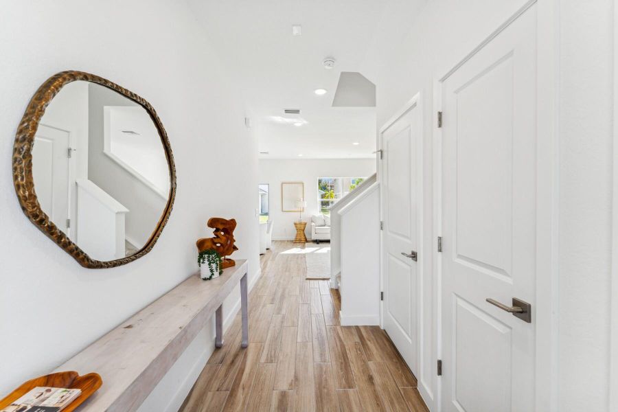 Furnished interior view inside a new home in , Fort Pierce (Image 29).