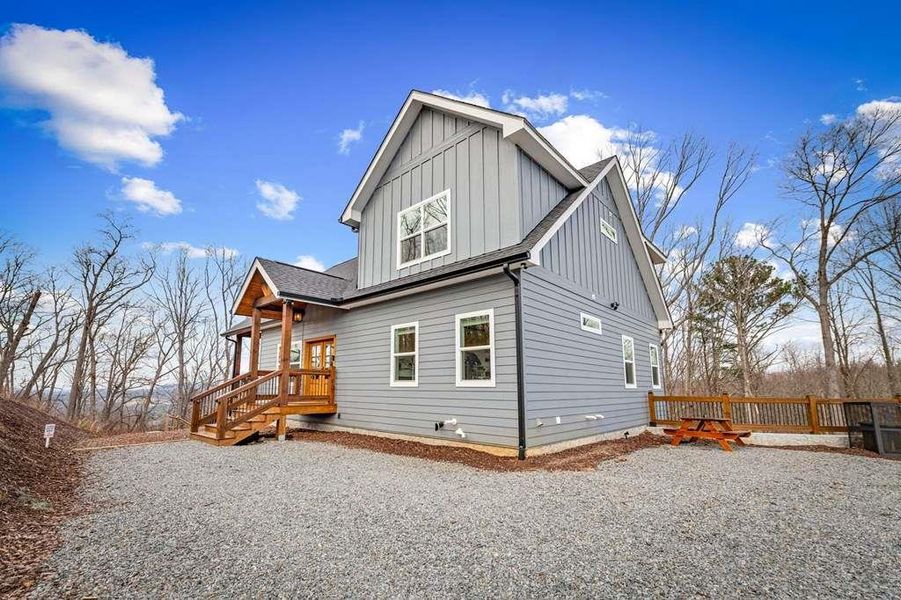 Exterior details and patio area of a home in , Talking Rock (Image 38).