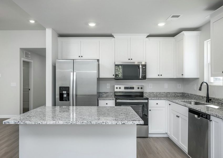Each home comes with a chef-ready kitchen!
