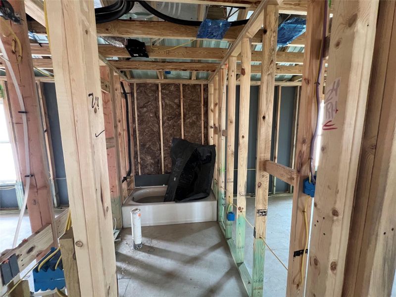 In-progress construction of a new home in Rancho San Gabriel, Georgetown, TX (Image 12).