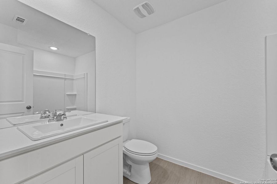 Furnished interior view inside a new home in , New Braunfels (Image 9).