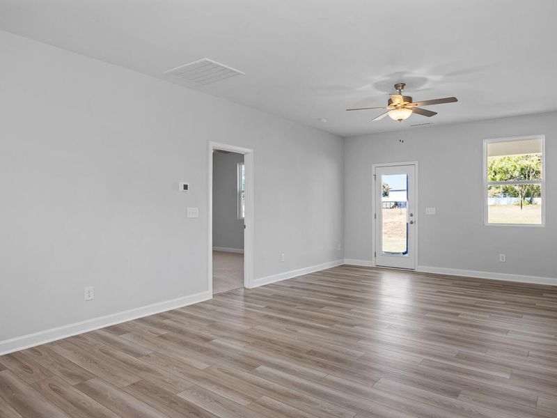 Spacious, unfurnished interior of a new home in Gregory Village, Lillington (Image 13). Spacious, unfurnished interior of a new home in Gregory Village, Lillington (Image 13).