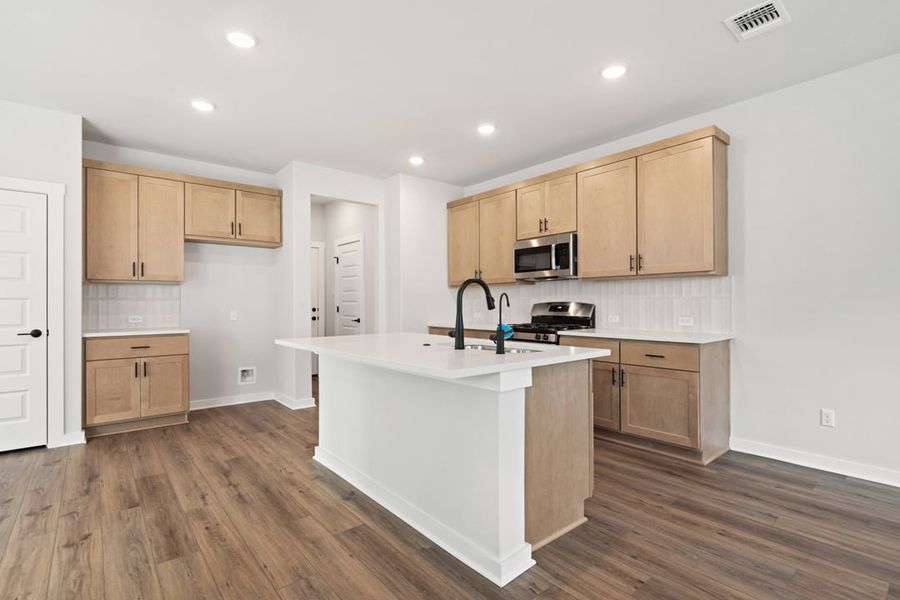 Furnished interior view inside a new home in Union Collection at Park Central, Georgetown (Image 16).