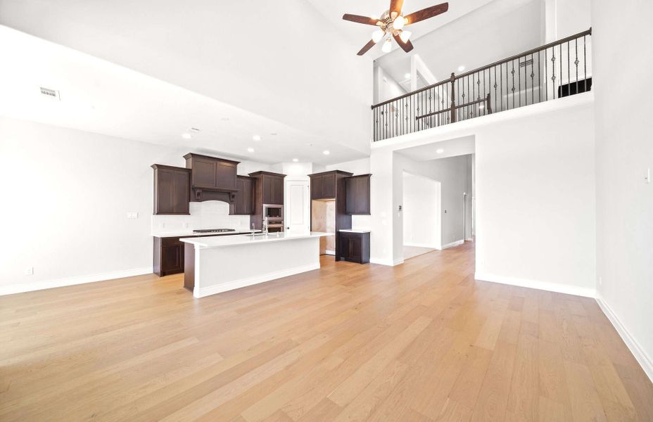 Representative unfurnished interior of a home built from the 3054 by Ravenna Homes in The Highlands 55′, Porter (Image 30). Representative unfurnished interior of a home built from the 3054 by Ravenna Homes in The Highlands 55′, Porter (Image 30).