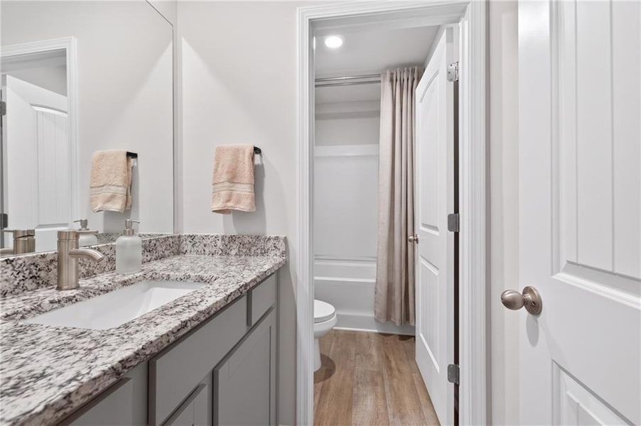Furnished interior view inside a new home in , Covington (Image 7).