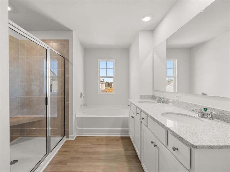 Furnished interior view inside a new home in Hamptons at Riverwood South, Dallas (Image 6).