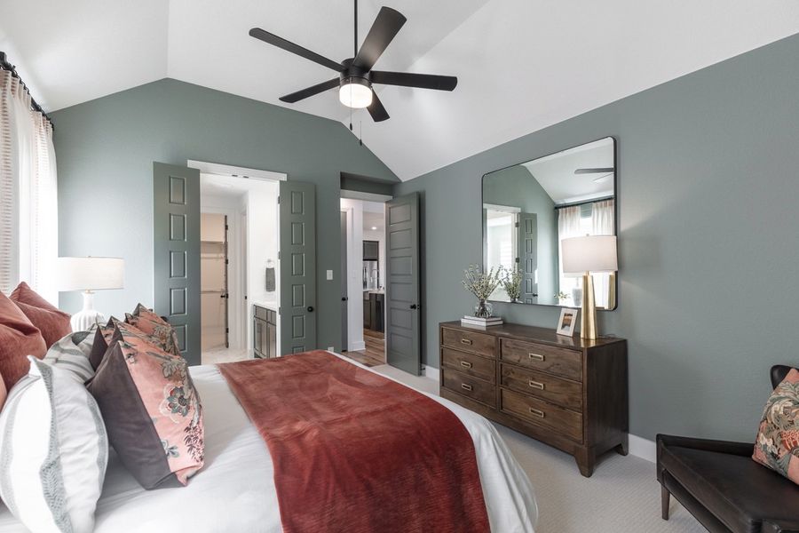 Representative Primary Bedroom - some options shown
