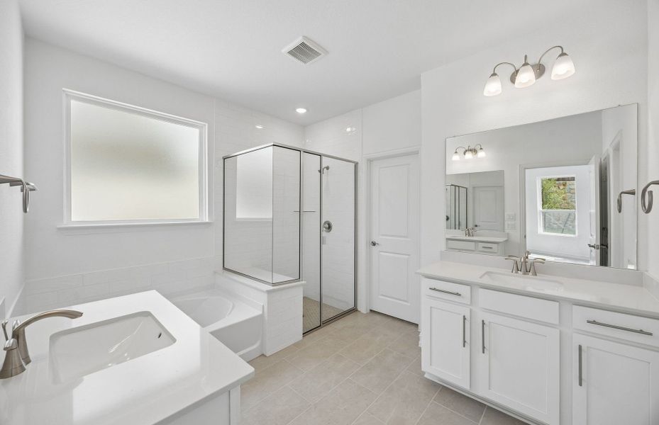 Furnished interior view inside a new home in Wilson Creek Meadows, Celina (Image 9).