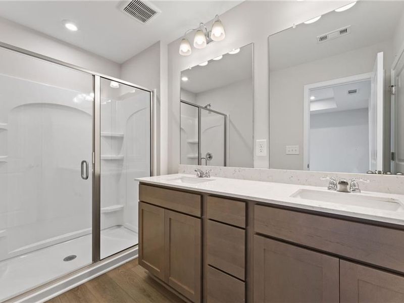 Furnished interior view inside a new home in Stegall Village, Cartersville (Image 8).