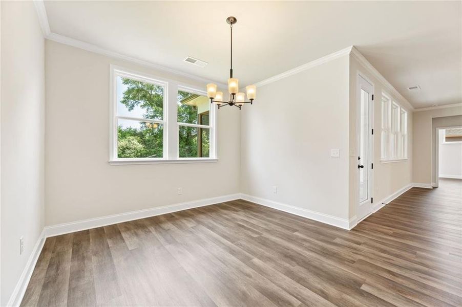Spacious, unfurnished interior of a new home in Wehunt Meadows, Hoschton (Image 17).