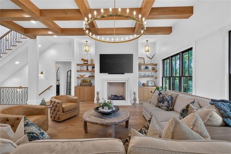 Furnished interior view inside a new home in , Alpharetta (Image 7).