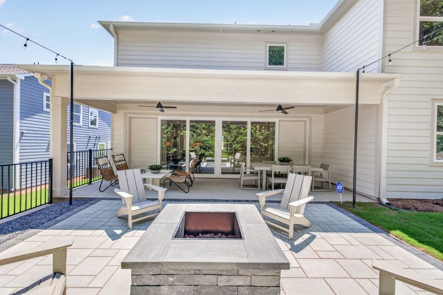 Representative exterior details of a home built from the Wynfield by Pulte Homes in Bleckley Station, Ball Ground (Image 3).