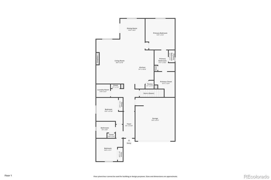 2D floor plan layout of this home in Single Family Homes at Anthology North, Parker, CO (Image 4). 2D floor plan layout of this home in Single Family Homes at Anthology North, Parker, CO (Image 4).