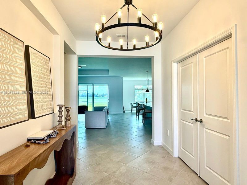 Furnished interior view inside a new home in , Lehigh Acres (Image 18).