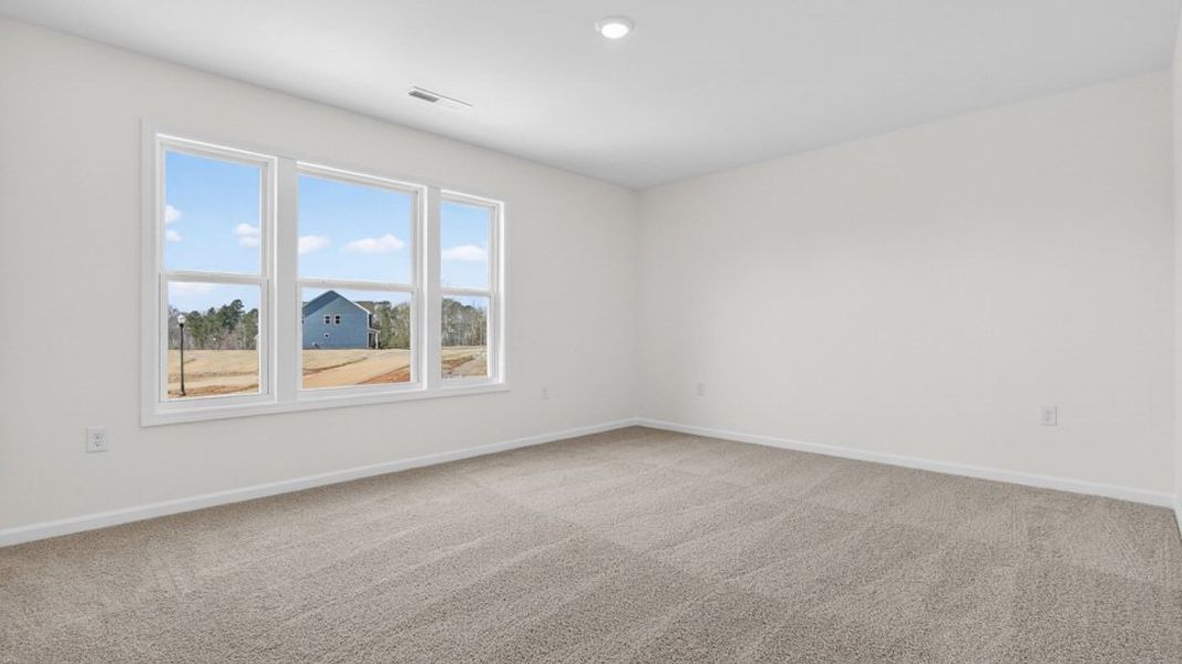 Representative unfurnished interior of a home built from the Hampshire by D.R. Horton in The Manors at Winston Pointe, Clayton (Image 27).
