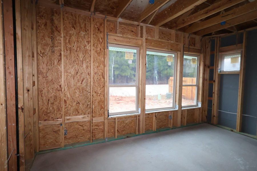 In-progress construction of a new home in Escondido 60' Homesites, Magnolia, TX (Image 10).