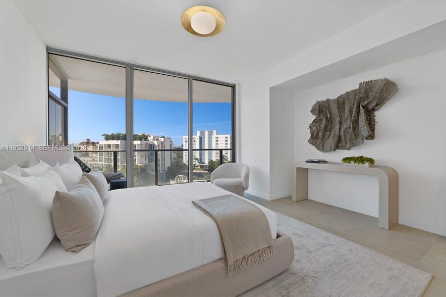 Furnished interior view inside a new home in , Bay Harbor Islands (Image 7). Furnished interior view inside a new home in , Bay Harbor Islands (Image 7).