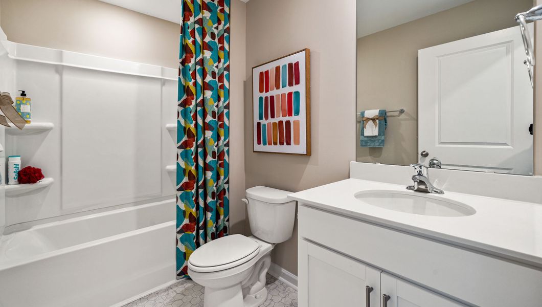 Furnished interior view inside a new home in Lightwood Cottages, Moore (Image 22).