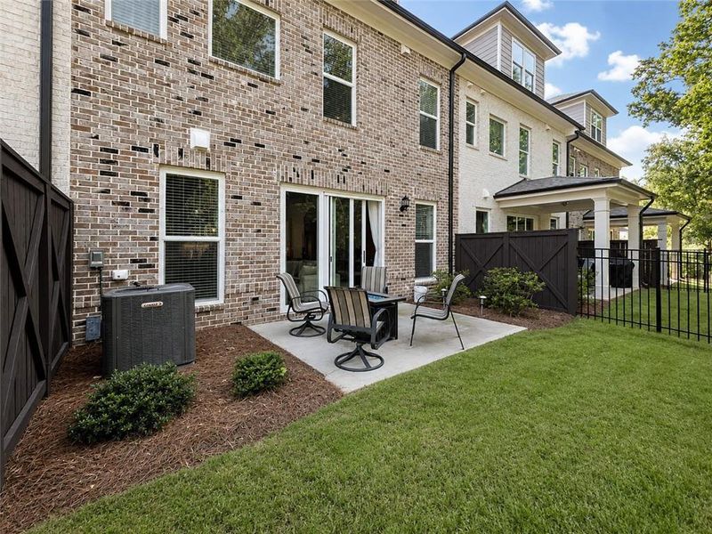 Exterior details and patio area of a home in , Johns Creek (Image 4).