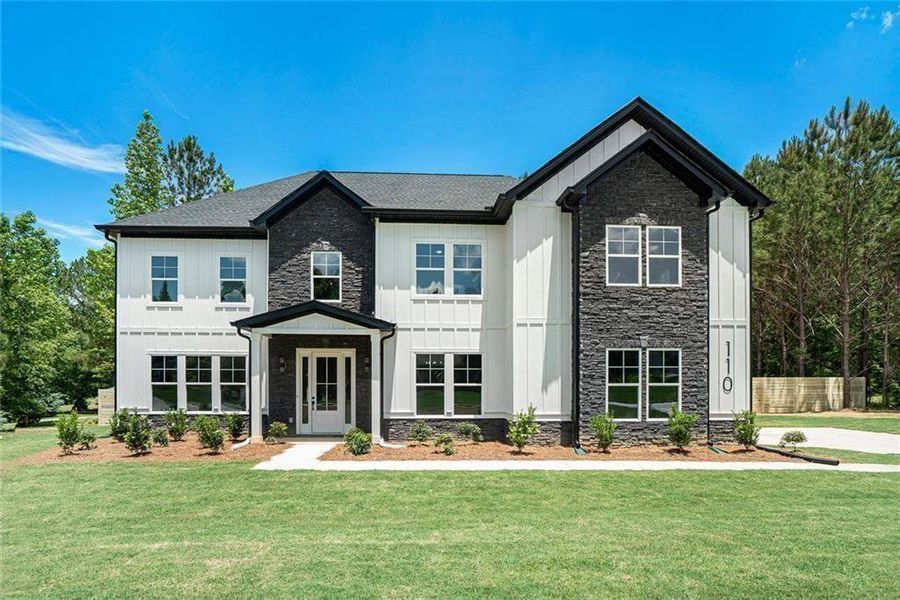 Front exterior of a new home in , Oxford, GA, highlighting curb appeal (Image 2).