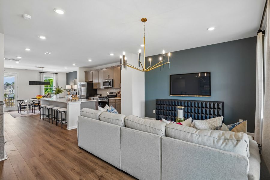 Representative furnished interior of a home built from the Seneca by Caruso Homes in South Lake Townes at Flowers Plantation, Clayton (Image 10).