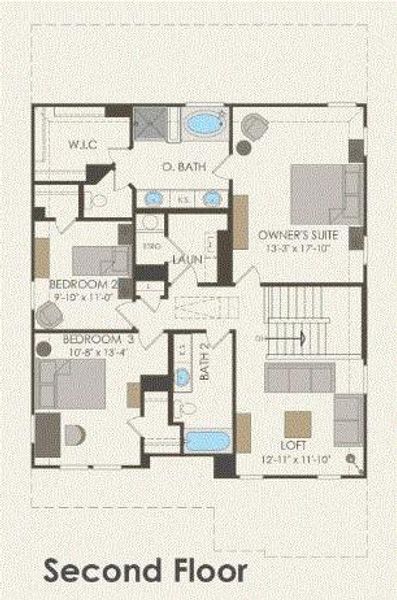 Pulte Homes, Lochridge floor plan