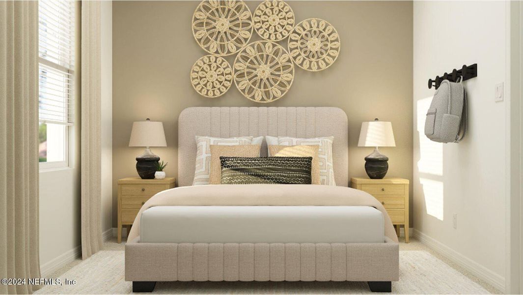 Furnished interior view inside a new home in Holstein Crossing, Green Cove Springs (Image 13). Furnished interior view inside a new home in Holstein Crossing, Green Cove Springs (Image 13).