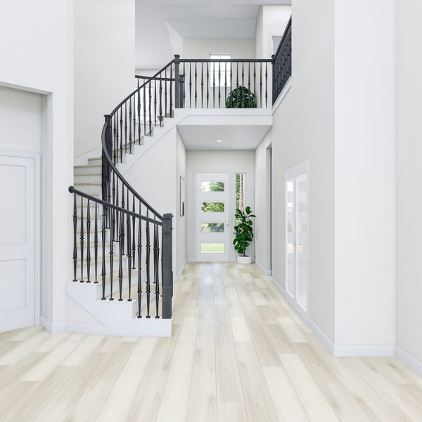 Representative unfurnished interior of a home built from the Verdin by Tri Pointe Homes in Oakhill Reserve, Tomball (Image 24).