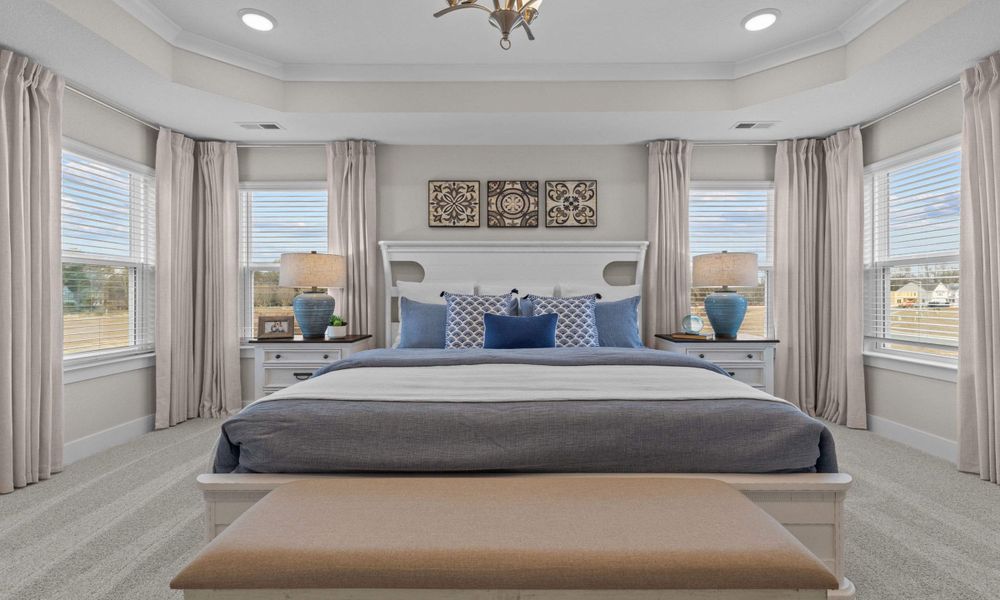 Representative furnished interior of a home built from the The Mangrove by Chesapeake Homes in Bridgewater - Shorehaven Village, Little River (Image 10).