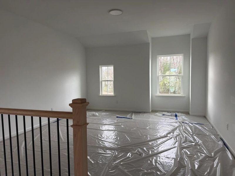 In-progress construction of a new home in Rowland's Grant, Fuquay Varina, NC (Image 28).