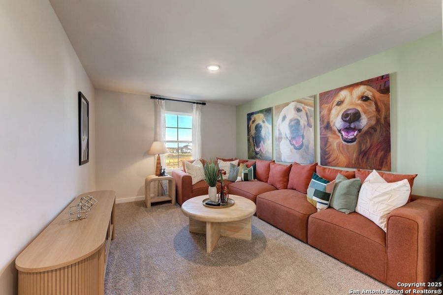 Furnished interior view inside a new home in Veranda Signature, San Antonio (Image 7).