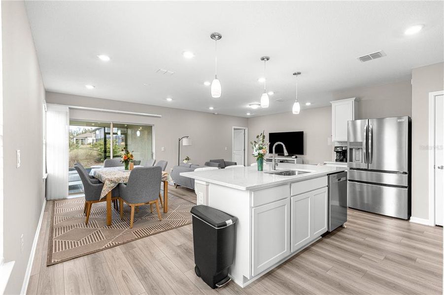 Furnished interior view inside a new home in Del Webb Stone Creek, Ocala (Image 7).