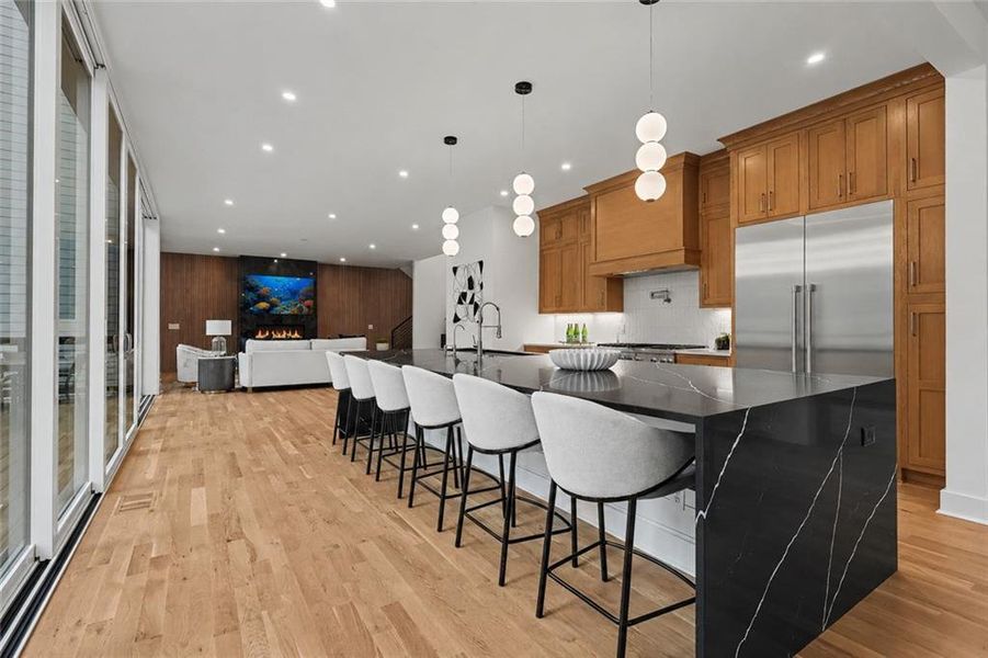 Furnished interior view inside a new home in , Atlanta (Image 35).