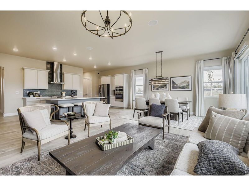 Furnished interior view inside a new home in , Fort Collins (Image 10).