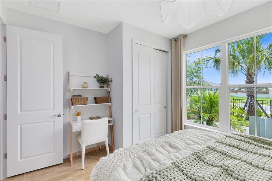 Furnished interior view inside a new home in Sunrise Estates, West Melbourne (Image 11).