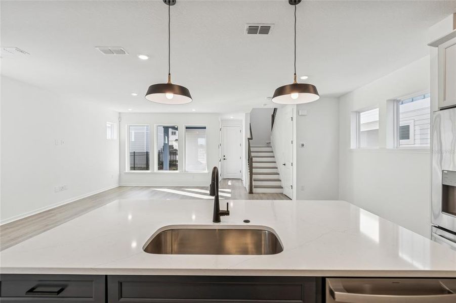Close-up of interior finishes inside a home in Weslyn Park in Sunbridge 34', St. Cloud (Image 19).