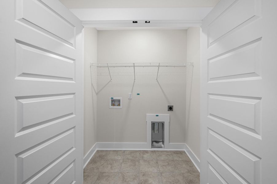 Photo is of a similar home