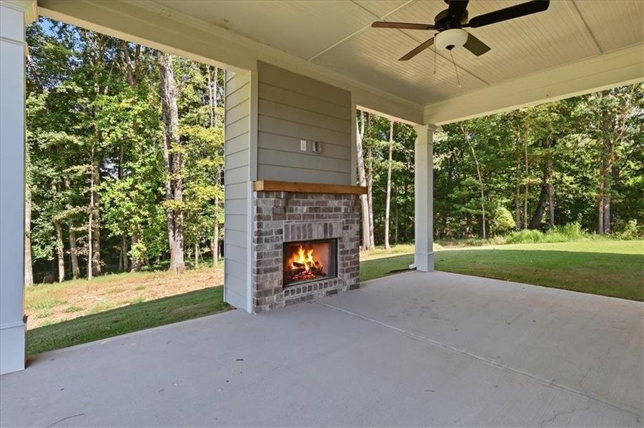Exterior details and patio area of a home in , Statham (Image 30).