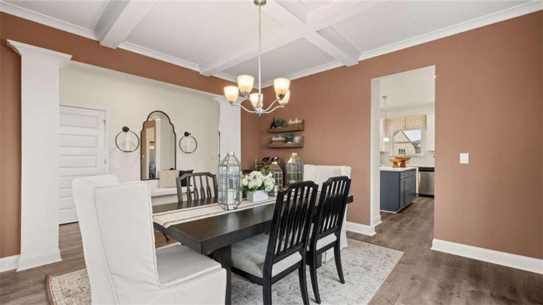 Furnished interior view inside a new home in The Gates at Pates Creek, Hampton (Image 36).