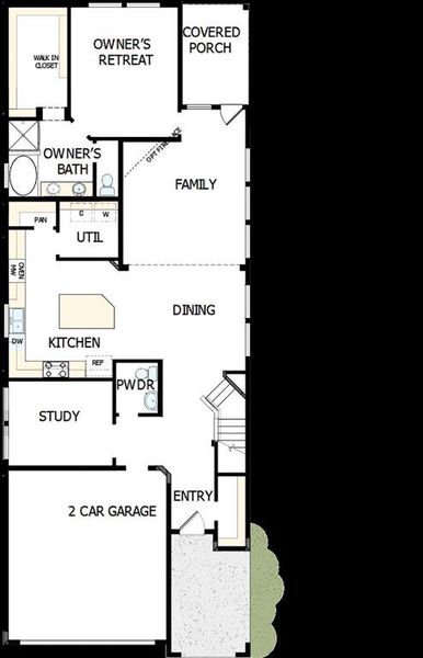 2D floor plan layout of this home in Creekshaw – Gardens, Royse City, TX (Image 3). 2D floor plan layout of this home in Creekshaw – Gardens, Royse City, TX (Image 3).