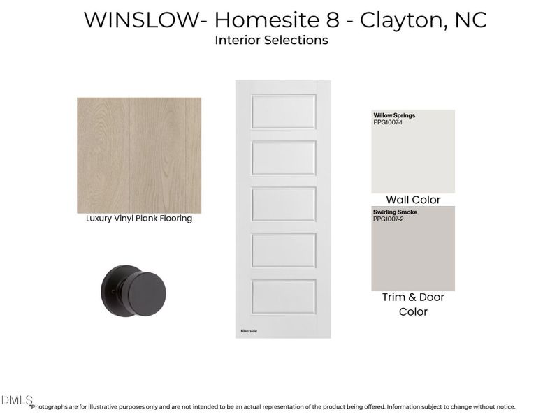 Sample of building materials used in homes in Watson at Flowers Plantation, Clayton (Image 7).