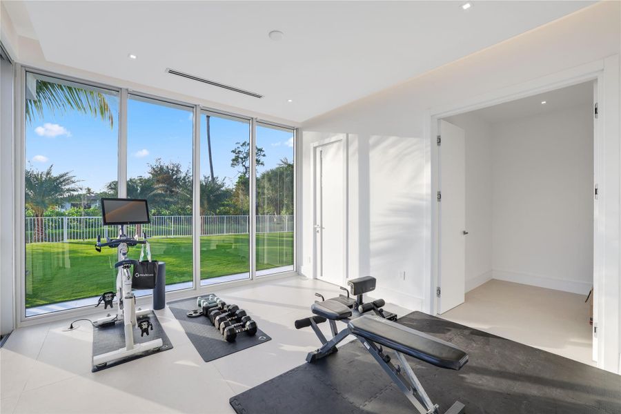Furnished interior view inside a new home in , Parkland (Image 10).
