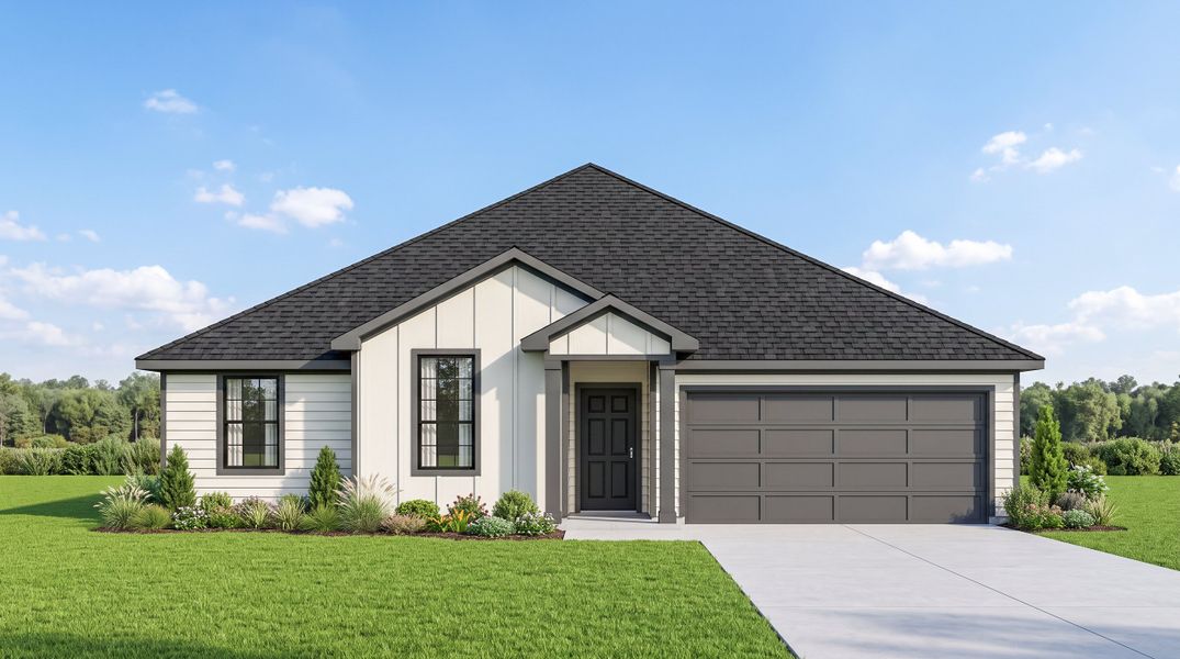 Representative exterior photo of a completed home built from the Livingston by Our Country Homes in Gatlin Ranch, Springtown, TX (Image 4).
