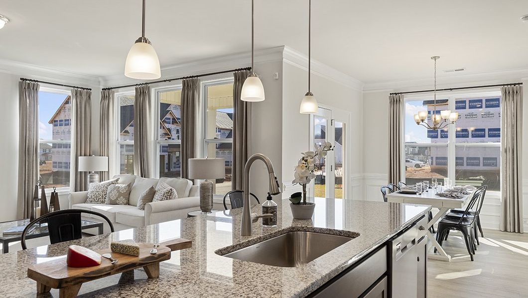 Representative furnished interior of a home built from the ROBINSON by D.R. Horton in Cottonwood Ridge, Piedmont (Image 11).