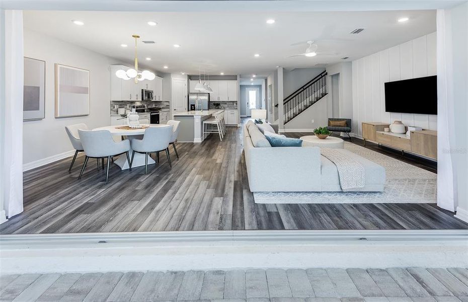 Furnished interior view inside a new home in Sapphire Point at Lakewood Ranch, Lakewood Ranch (Image 29).